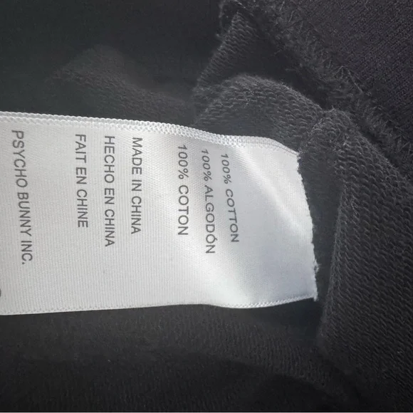 Psycho Bunny Small Black Sweat Shorts - Picture 4 of 6